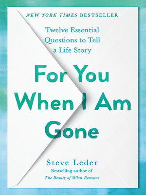 cover image of For You When I Am Gone